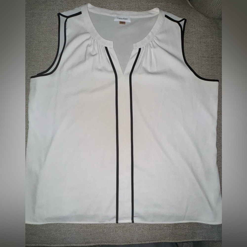 Sleeveless Blouse by Calvin Klein